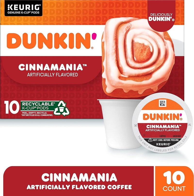 Dunkin' Cinnamania Flavored Coffee K-Cup Pods - Image 2